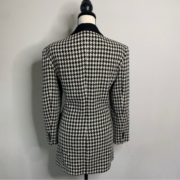 Gruppo Americano Vintage Houndstooth Single Breasted Blazer - Picture 11 of 16